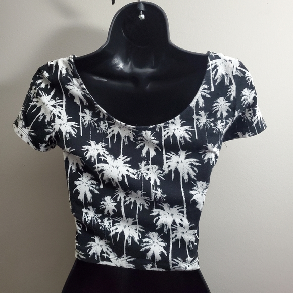 Palm Tree 🌴 Crop Top - Picture 2 of 3